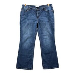 Levi's 580 Boot Cut Jeans Women 39X29 Medium Wash Classic Mid Rise Stretch Denim